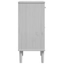 sengebord SENJA rattanlook 40x35x80 cm massivt fyrretræ hvid