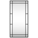 vægspejl 40x80 cm rektangulært jern sort