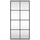 vægspejl 40x80 cm rektangulært jern sort