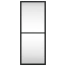 vægspejl 20x50 cm rektangulært jern sort