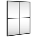 vægspejl 40x50 cm rektangulært jern sort