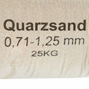 filtersand 25 kg 0,71-1,25 mm