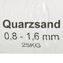 filtersand 25 kg 0,8-1,6 mm