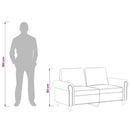 2-personers sofa 120 cm fløjl gul