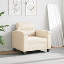 sofastol 60 cm mikrofiberstof beige