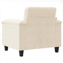sofastol 60 cm mikrofiberstof beige