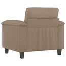lænestol 60 cm kunstlæder Cappuccino
