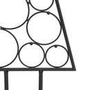 dekorativt juletræ 60 cm metal sort