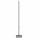 dekorativt juletræ 90 cm metal sort