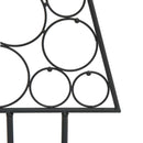 dekorativt juletræ 90 cm metal sort