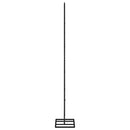 dekorativt juletræ 125 cm metal sort