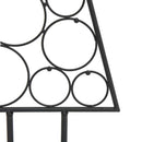 dekorativt juletræ 125 cm metal sort