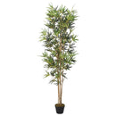 kunstigt bambustræ 828 blade 150 cm grøn
