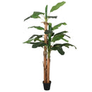 kunstigt banantræ 22 blade 200 cm grøn