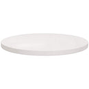 bordplade Ø50x3 cm rund massivt fyrretræ hvid