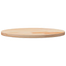 bordplade Ø70x3 cm rund massivt fyrretræ