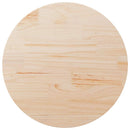 bordplade Ø90x3 cm rund massivt fyrretræ