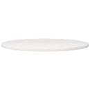 bordplade Ø90x3 cm rund massivt fyrretræ hvid