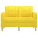 2-personers sofa 120 cm stof lysegul