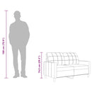 2-personers sofa 120 cm stof lysegul