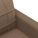 2-personers sofa 140 cm stof brun