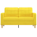 2-personers sofa 140 cm stof lysegul