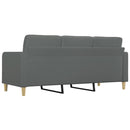 3-personers sofa 180 cm stof mørkegrå
