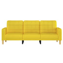 3-personers sofa 180 cm stof lysegul