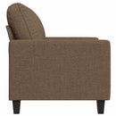 lænestol 60 cm stof brun
