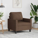 lænestol 60 cm stof brun