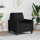 lænestol 60 cm stof sort