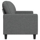 2-personers sofa 120 cm stof mørkegrå