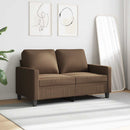 2-personers sofa 120 cm stof brun