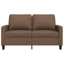 2-personers sofa 120 cm stof brun