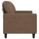 2-personers sofa 120 cm stof brun