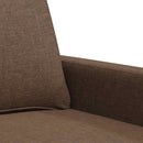 2-personers sofa 120 cm stof brun
