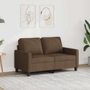 2-personers sofa 120 cm stof brun