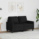 2-personers sofa 120 cm stof sort