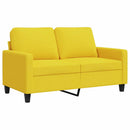 2-personers sofa 120 cm stof lysegul