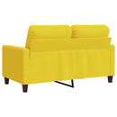 2-personers sofa 120 cm stof lysegul