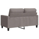 2-personers sofa 120 cm stof gråbrun