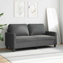 2-personers sofa 140 cm stof mørkegrå