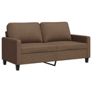 2-personers sofa 140 cm stof brun