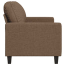 2-personers sofa 140 cm stof brun