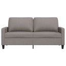 2-personers sofa 140 cm stof gråbrun