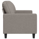 2-personers sofa 140 cm stof gråbrun