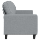 3-personers sofa 180 cm stof lysegrå