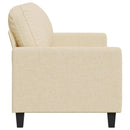 3-personers sofa 180 cm stof cremefarvet