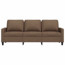3-personers sofa 180 cm stof brun