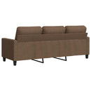 3-personers sofa 180 cm stof brun